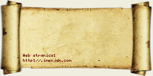 Tijana Nikolendžić vizit kartica